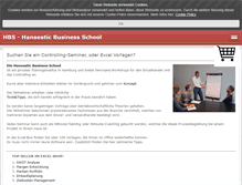 Tablet Screenshot of hanseatic-business-school.com